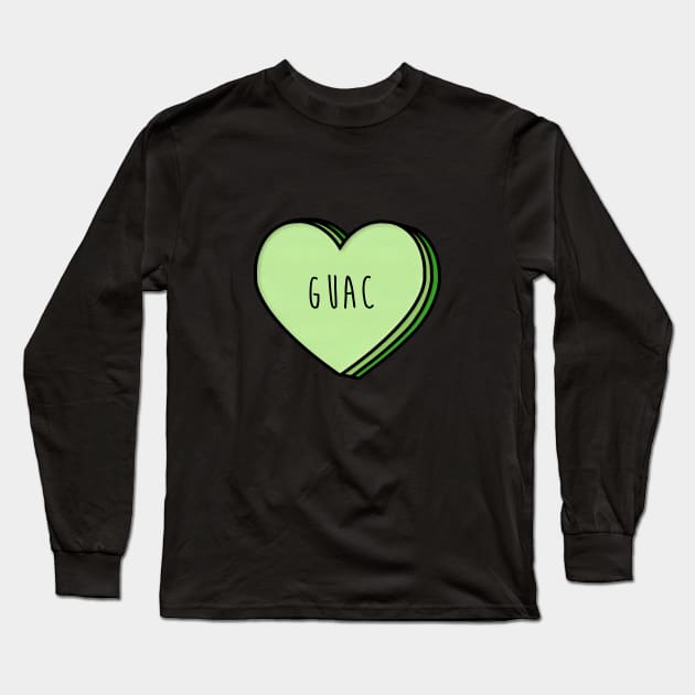 Guac Heart Long Sleeve T-Shirt by mynameisliana